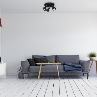 Lampa sufitowa PIK BLACK 3xE27