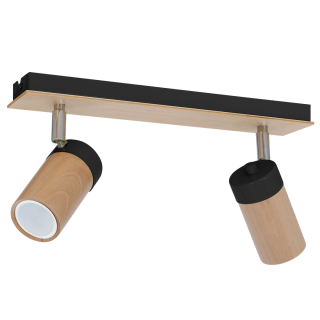 Lampa sufitowa BARON BLACK 2xGU10