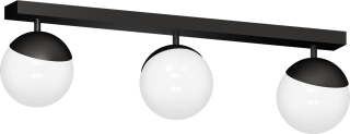 Lampa sufitowa SFERA BLACK 3xE14