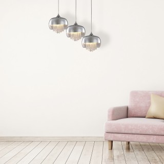 Lampa Wisząca LUNA 3xE14 LED