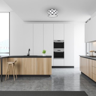 Lampa sufitowa PIERRE WHITE 1xE27