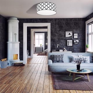 Lampa sufitowa PIERRE WHITE 3xE27