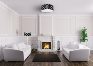 Lampa sufitowa PIERRE BLACK 3xE27