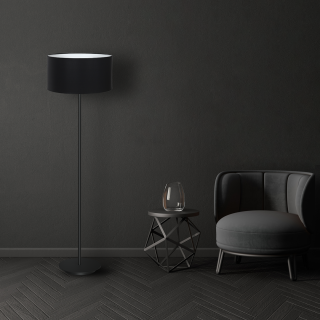 LAMPA STOJĄCA BARI BLACK 1xE27
