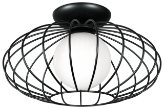 Lampa Sufitowa KRONOS BLACK 1xE14