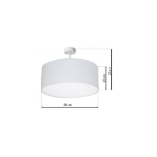 LAMPA SUFITOWA BARI WHITE 3xE27