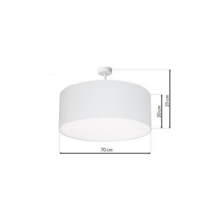LAMPA SUFITOWA BARI WHITE 3xE27