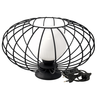 Lampka stołowa KRONOS BLACK 1xE14