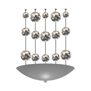 KINKIET PERLA SILVER 10W LED