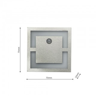 QUADRO Barwa Neutralna 4000K PIR. 12V
