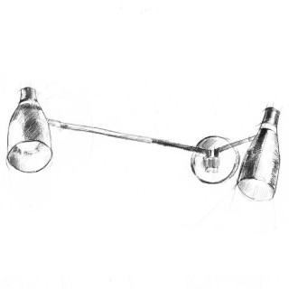 Kinkiet MADAME CLICQUOT 2xE27