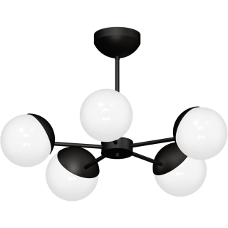 Żyrandol SFERA BLACK 5xE14