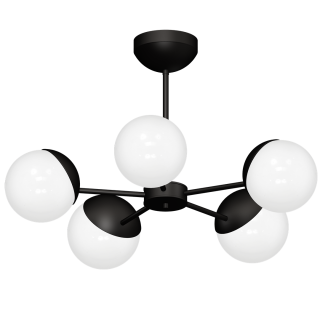 Żyrandol SFERA BLACK 5xE14