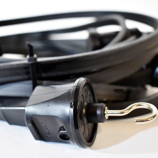 GIRLANDA PROFESJONALNA IP44 CZARNA 12M + HAK KOŃCOWY