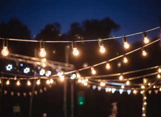 GIRLANDA PROFESJONALNA IP44 CZARNA 22M + HAK KOŃCOWY