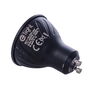 ŻARÓWKA LED 7W GU10 Czarna Barwa ciepła