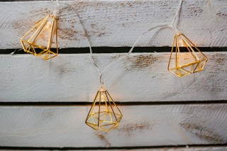 DIAMENT METALOWY LED