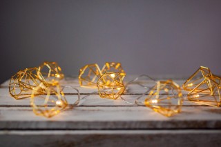 DIAMENT METALOWY LED