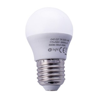 Żarówka LED 7W E27 G45 Barwa ciepła