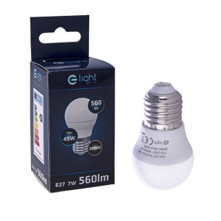 Żarówka LED 7W E27 G45 Barwa ciepła