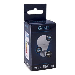 Żarówka LED 7W E27 G45 Barwa ciepła