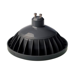 ŻARÓWKA LED AR111 12W GU10 Barwa ciepła 3000K Szara