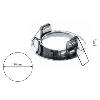 Oczko sufitowe CAST BASIC Chrom