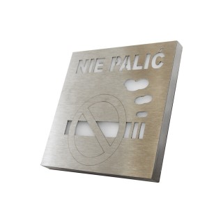 Oprawa informacyjna NIE PALIĆ: Barwa Zimna 6500K