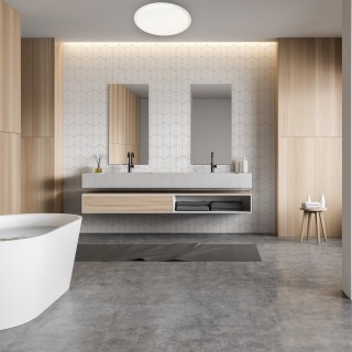 Plafon CRUZ 66W LED Ściemnialny+ Pilot