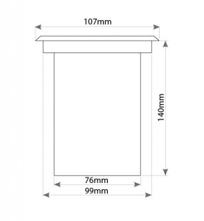 Oprawa najazdowa VIALE okrągła 1xGU10