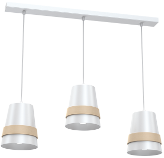 Lampa wisząca VENEZIA WHITE 3xE27