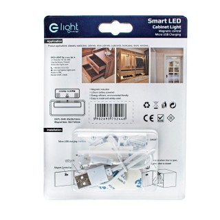 Lampka podszafkowa 0,5W Barwa neutralna 4000K MicroUSB