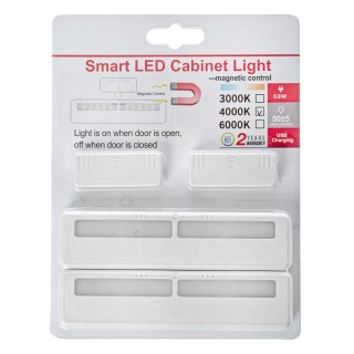 Lampka podszafkowa 0,8W Barwa neutralna 4000K MicroUSB