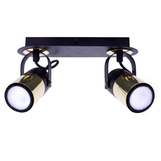 Lampa sufitowa WILSON BLACK 2xGU10
