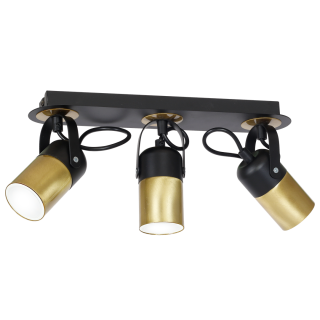 Lampa sufitowa WILSON BLACK 3xGU10