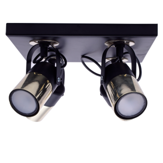 Lampa sufitowa WILSON BLACK 4xGU10