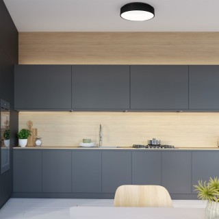 Plafon OHIO BLACK 24W LED Barwa neutralna 4000K