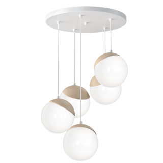 Lampa wisząca SFERA WOOD 5xE14