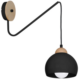 Kinkiet DAMA BLACK 1xE27