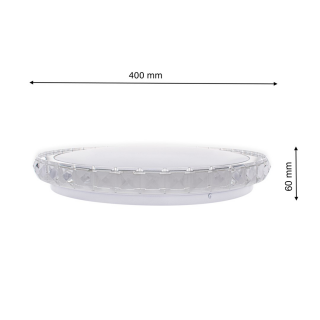 Plafon LAYLA 26W LED Ściemnialny+ Pilot