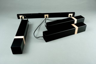 Lampa wisząca VIDAR BLACK 3xGU10