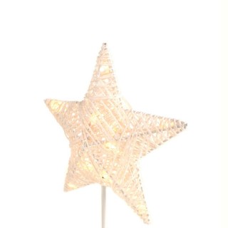 GWIAZDA PLASTIK STOJĄCA WŁÓCZKA LED