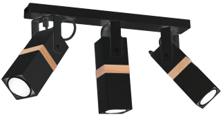 Lampa sufitowa VIDAR BLACK 3xGU10