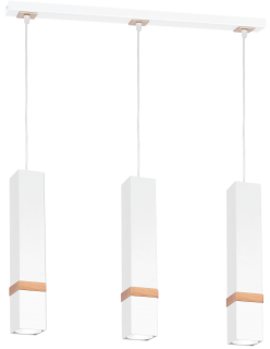Lampa wisząca VIDAR WHITE 3xGU10