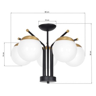 Lampa sufitowa CARINA 5xE14