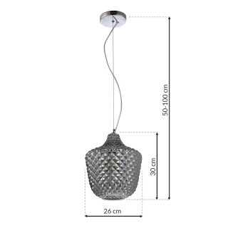 Lampa wisząca ORLANDO 1xE27 Chrom