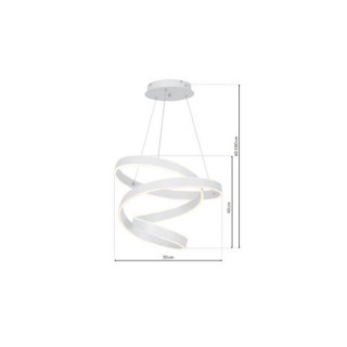 Lampa wisząca ANDROMEDA WHITE 45W LED