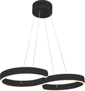 Lampa wisząca INFINITY BLACK 60W LED