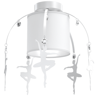 Lampa sufitowa BALETNICA WHITE 1xE27