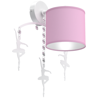 Kinkiet BALETNICA PINK 1xE27